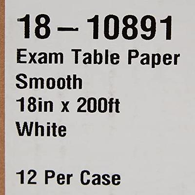 McKesson Smooth Table Paper White, 21 inch x 225 Feet - 12/Case