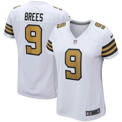 Nike, Shirts, Nike New Orleans Saints Drew Brees Black Jersey Gold Mens  Small Football