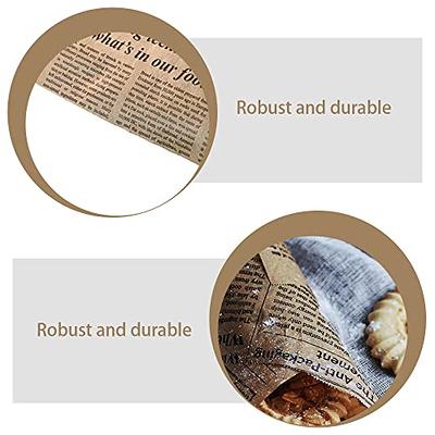 qiangXINGYai Baking Parchment Paper Roll Non Stick Baking Paper Newspaper  Printing Design Food Wrapping Paper for Baking Cookies Bread Pizza Meat and  Vegetables - Yahoo Shopping