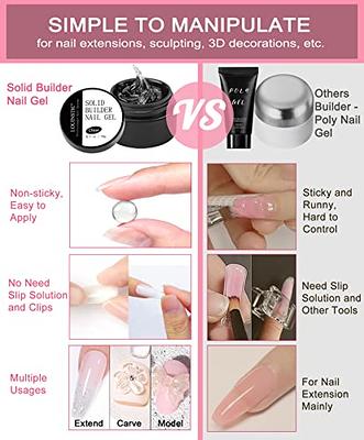 Quick Nail Extension Gel Kit Gel Hard Gel Nails Builder Nail - Temu