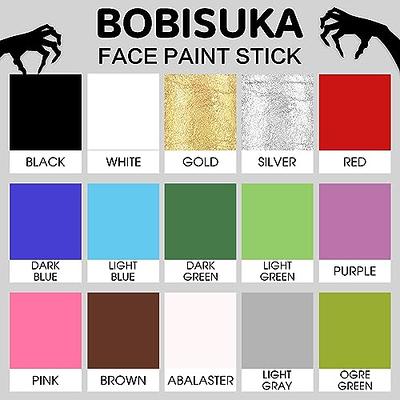 BOBISUKA Face Body Paint Sticks Kit, 12 Color Water Based Face