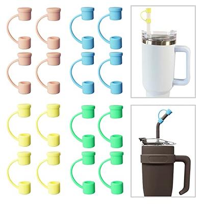 Liskum 3 Pack Straw Covers Compatible with Stanley 30 40 OZ accessories  Tumbler Cups Cartoon Soft Straw Protector Cover - BPA Free Soft Silicone