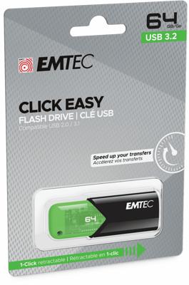 Emtec Click Easy USB 3.2 64GB Flash Drive - Yahoo Shopping