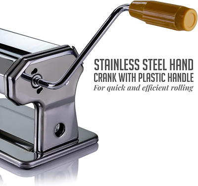 Silver Stainless Steel Manual Pasta Maker