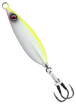 OCEAN CAT Saltwater Jigs Speed Jigging Slow Jigging Pitching Lures,Vertical  Jigging Artificial Lures Lead Metal Flat Jigs Jigging Baits Jigging Lure