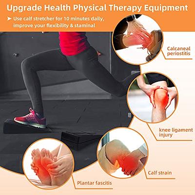 Yoga Wedge Block, Professional Height Foam Wedge, Portable Calf Stretching  Equipment, Professional Foam Slant Board, Back Support Foam Incline Slant  Board for Leg, Calf, Ankle and Foot Stretching : : Sports 