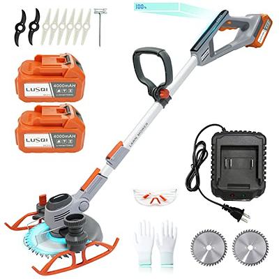 21V Weed Wacker Battery Powered, T TOVIA Cordless String Trimmer & Edger,  10 Inch Weed Eater with 90 Degree Adjustable Head and Loop Handle,  Telescoping Shaft, Two 2.0Ah Batteries and Charger - Yahoo Shopping