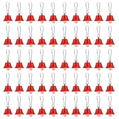 50Pcs Mini Jingle Bells 0.9 Metal Hanging Bells w 0.9 Spring Hooks -  Yahoo Shopping