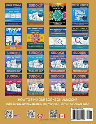 Easy Sudoku Puzzles, 100 Large Print Easy Sudoku Puzzles And