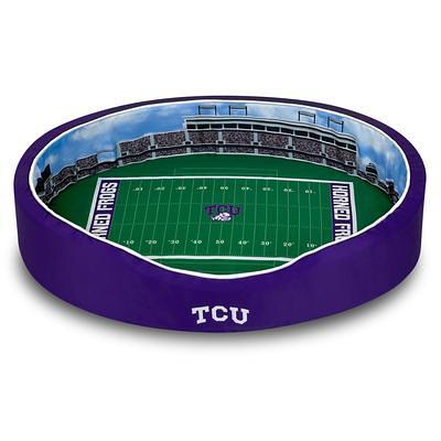 Kansas State Wildcats 8'' x 25'' x 38'' Large Stadium Oval Dog Bed - Purple