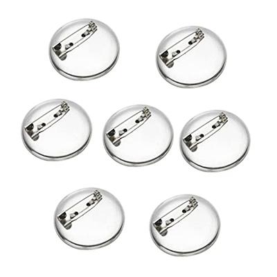 50PCS Metal Pin Backs, Pin Keepers Locking Clasp for Badge Insignia Pin  Backs Replacement (Silver)