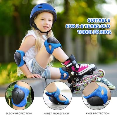 Kid's Protective Gear Set,Roller Skating Skateboard BMX Scooter Cycling  Protective Gear Pads (Knee Pads+Elbow Pads+Wrist Pads),(Blue) - Yahoo  Shopping