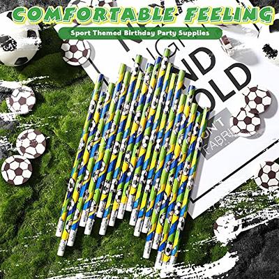 48 Pcs Sports Pencils with Eraser for Kids Ball Pencils Baseball Football  Basketball Soccer Pencils Sports Themed Pencils HB Boys Drawing Pencils