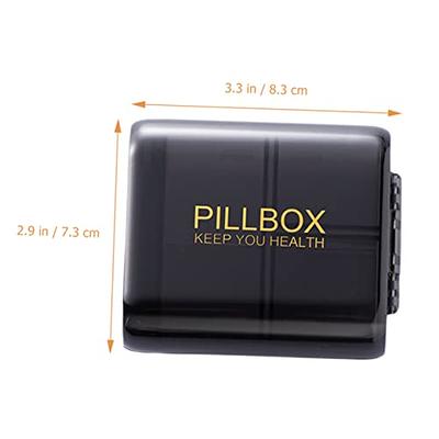 Travel Pill Organizer, Moisture-proof Small Pill Box For Pocket And Purse,  Daily Pill Case, Portable Medicine Vitamin Holder Container - Temu