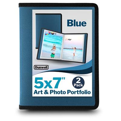 Dunwell Small Photo Album 5x7 (Blue) - 2-Pack 5 x 7 Photo Book Album, Each  Shows 48 Pictures, Mini Photo Portfolio Folder for Artwork, Baby Photo  Albums with 5x7 Photo Sleeves - Yahoo Shopping