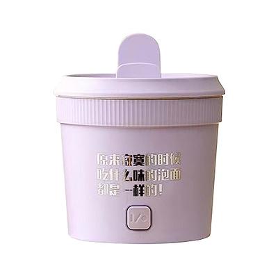 Mini Ramen Cooker Electric Hot Pot, 1L Capacity Portable Pot Cooker for  Steaming