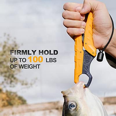 Fish Gripper for Fishing with Electronic Scale Hook Clamp Fish Lip Grabber