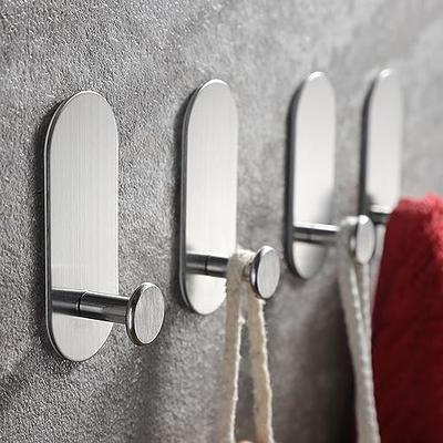 Taozun Adhesive Hooks - Gold Towel Hooks Coat Hooks, Stainless