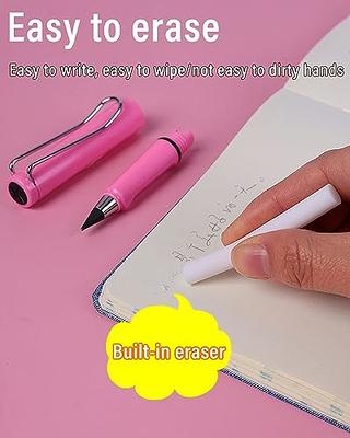 Infinity Writing Pencil No Sharpen Needed Comfortable Grip Writing Pink