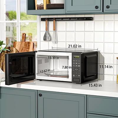 Mainstays 1.1 cu. ft. Countertop Microwave Oven, 1000 Watts, Black, New -  Yahoo Shopping