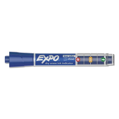 Winco Blue All Purpose Small Tip Neon Dry Erase Marker