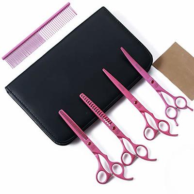 8 inch pet hairdressing scissors setstainless steel set high class pet  scissors