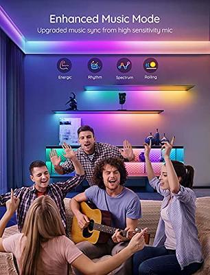  Govee Smart LED Strip Lights for Bedroom, 32.8ft WiFi LED Strip  Lighting Work with Alexa Google Assistant, 16 Million Colors with App  Control and Music Sync LED Lights for Christmas, 2