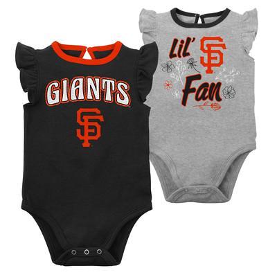 San Francisco 49ers Newborn All Dolled Up Three-Piece Bodysuit, Skirt &  Booties Set - Heather Gray