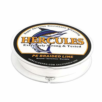 HERCULES Super Strong 300M 328 Yards Braided Fishing Line 50 LB Test for  Saltwater Freshwater PE Braid Fish Lines 4 Strands - White, 50LB (22.7KG),  0.37MM - Yahoo Shopping