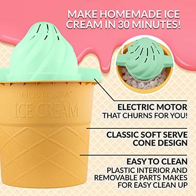 Nostalgia 4-Quart Electric Ice Cream Maker: Old-Fashioned Fun