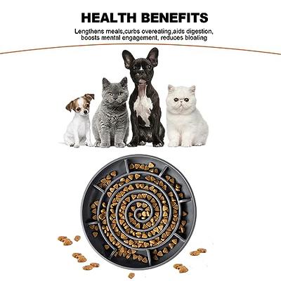 Slow Feeder Dog Bowl Non Slip Healthy Design Puzzle Bowls for Small Medium  Dogs