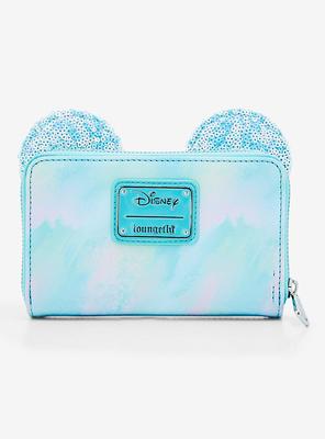 Loungefly Disney Minnie Mouse Floral Ears Small Zip Wallet