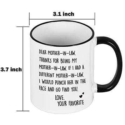  Hweijm Mother in Law Gifts from Daughter in Law, Birthday  Mother's Day Christmas Thanksgiving Present for Mom Mother in Law, Mother  in Law Gift Ideas, 20oz Mother in Law Coffee Cup 