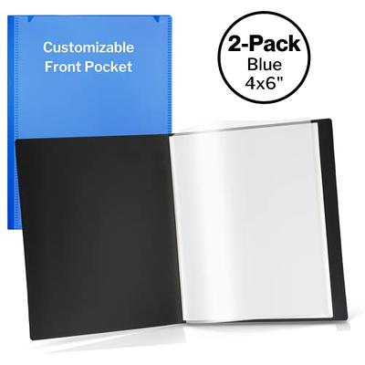 CRANBURY Small Photo Album 4x6 (Blue) - 2-Pack Plastic 4 x 6 Photo Book  Album, Each Shows 48 Pictures, Mini Picture Album Binder with Customizable  Cover, Baby Photo Books with 4x6 Photo Sleeves - Yahoo Shopping