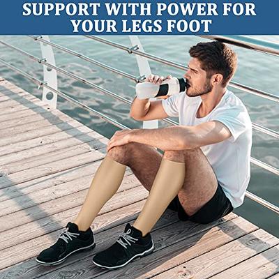 Copper Compression Socks (3 Pairs) 15-20 mmHg Circulation is Best Athletic  & Daily for Men & Women, Running, Climbing (Small-Medium, 06 Beige) - Yahoo  Shopping