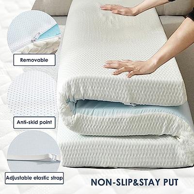 Bodipedic Essentials 3 Inch Memory Foam Mattress Topper, Gel Infused  Mattress Topper, Cooling Circular-Knit Cover Included, CertiPUR-US  Certified Foam, White - Yahoo Shopping
