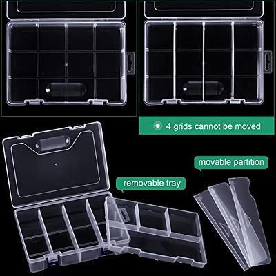 6 Grid Rectangular Storage Box PP Plastic Transparent Box Lure Fishing Gear