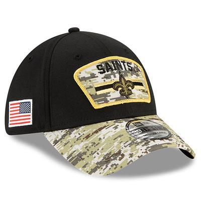 New Era Black Las Vegas Raiders 2022 Salute to Service 39THIRTY Flex Hat