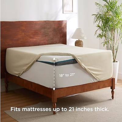 Bedsure Deep Pocket Queen Sheets Set - Fits Mattresses Up to 21