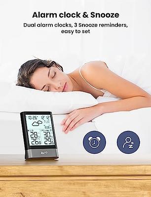 Indoor or outdoor Thermometer Clocks at