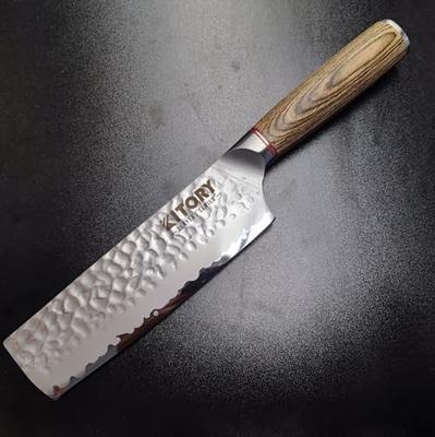 MITSUMOTO SAKARI Japanese Damascus Chef Knife 8.5 inch