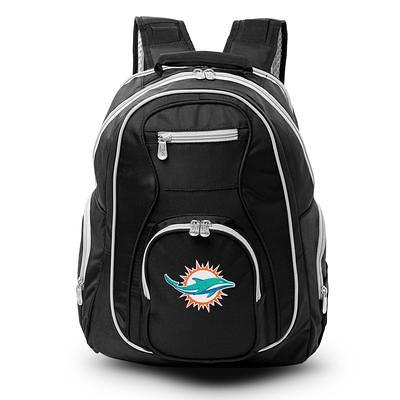 Miami Dolphins Cutter & Buck Throwback Logo Virtue Eco Pique Tile Recycled  Big & Tall Polo - Black