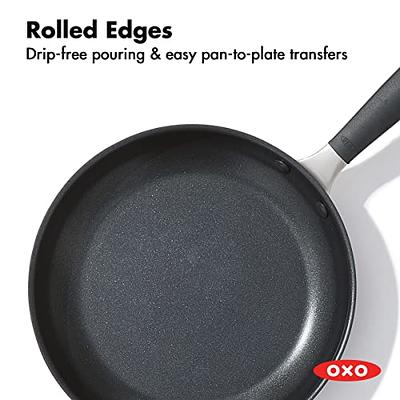 OXO Good Grips Pro 10 Frying Pan Skillet, 3-Layered German Engineered  Nonstick Coating, Stainless Steel Handle, Dishwasher Safe, Oven Safe, Black