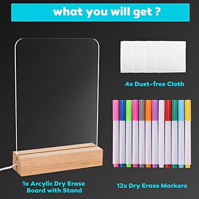 LED Light up dry erase marker board