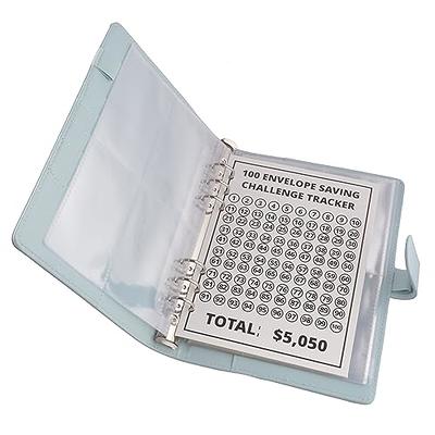 Savings Challenge Box, Cash Envelopes, Savings Challenge, 100 Envelope  Challenge, Clear Envelopes, Laminated Cash Envelopes, Budget Binder 