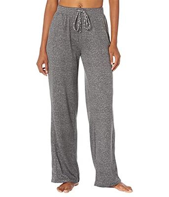 Karen Neuburger womens Cozy Lounge Pajama Set, Charcoal Painted