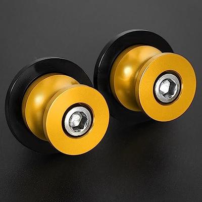 Universal M6 Swing arm Sliders Spools - 2pcs 6mm Motocycle