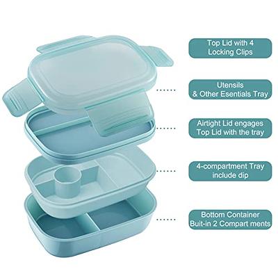 2 Layer Bento Box Dishwasher Safe Cartoon Leak-Proof Lunch Box