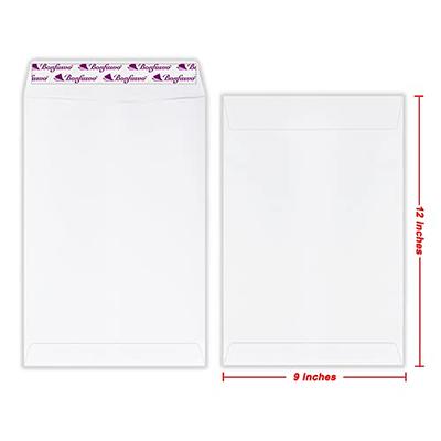 50 Packs 5x7 Envelopes, White A7 Envelopes, 5x7 Envelopes for