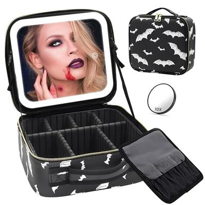 Cockatoo Leather Lipstick Case with Mirror Makeup Holder Portable Small  Cosmetic Bag for Women More Colors